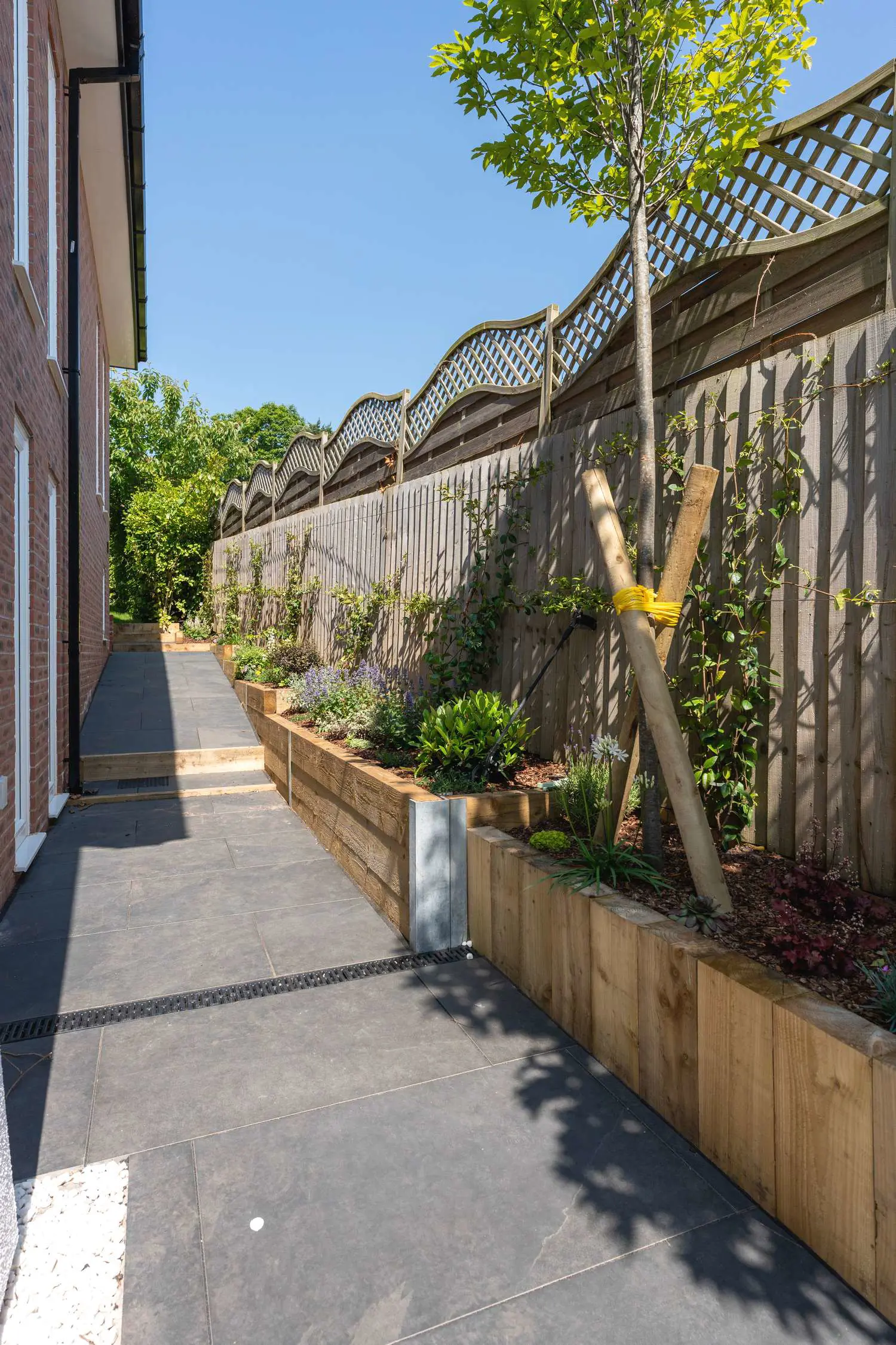 External landscaping.