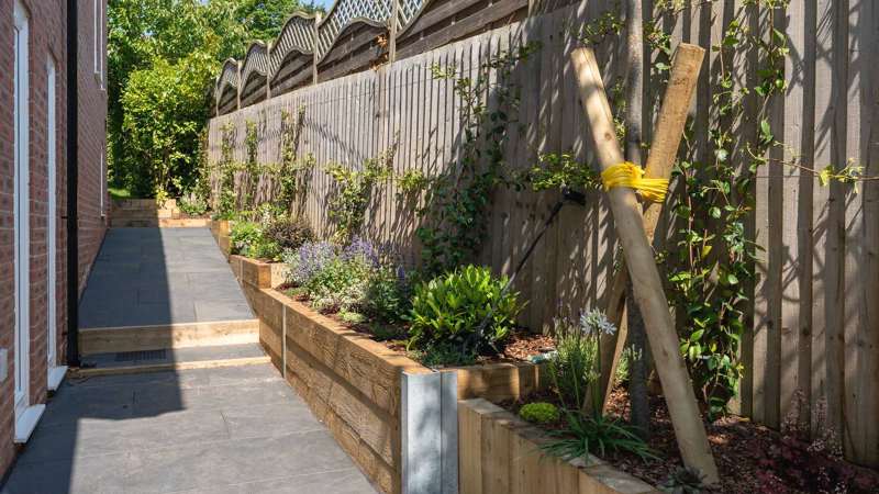 External landscaping.