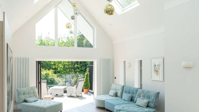 Alternative view of living space.