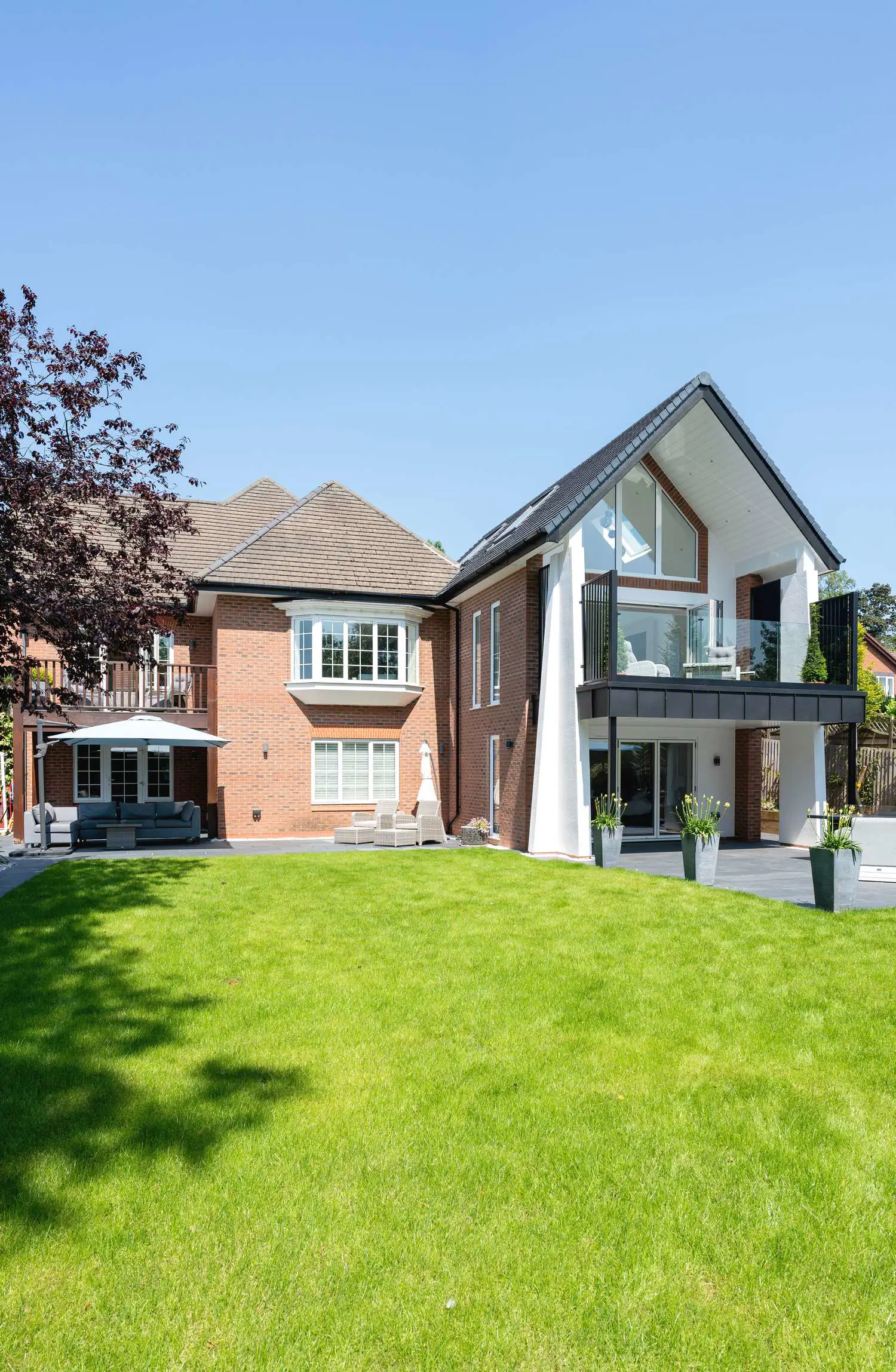 External wide picture of new extension.