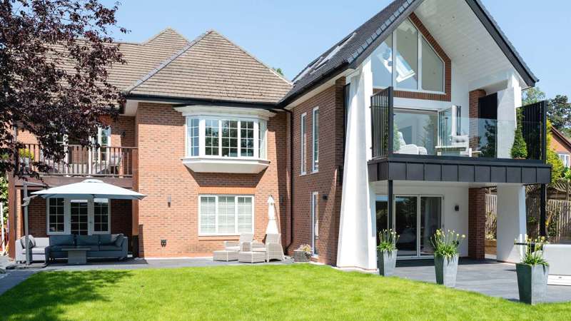 External wide picture of new extension.